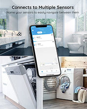 Load image into Gallery viewer, Govee WiFi Water Sensor 2 Pack, 100dB Adjustable Alarm and App Notifications, Leak and Drip Alerts by Email, Detector for Home, Bedrooms, Basement, Kitchen, Bathroom, Laundry(Not Support 5G WiFi)
