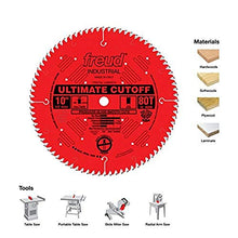 Load image into Gallery viewer, Freud 10 In. 80 Tooth Ultimate Cut-Off Saw Blade w/5/8 In. Arbor LU85R010
