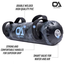 Load image into Gallery viewer, Onyx Athletics Elite Aqua Bag – Sandbags for Fitness with Water and Upgraded Air Pump – Adjustable Weighted Water Bag with Strong Handles – Perfect for Core and Balance Trainings – Max 50LBS
