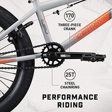 Load image into Gallery viewer, Mongoose Legion L20 Freestyle BMX Bike Line for Beginner-Level to Advanced Riders, Steel Frame, 20-Inch Wheels, Grey
