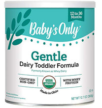 Load image into Gallery viewer, Baby's Only Organic Whey &amp; Dairy Protein Gentle Toddler Formula, 12.7 Oz (Pack of 1) | Non-GMO | USDA Organic | Clean Label Project Verified | Baby Formula Powder
