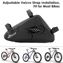 Load image into Gallery viewer, WOTOW Bike Waterproof Frame Bag, Bicycle Storage Front Tube Triangle Bag Cycling Water Resistant Saddle Pouch Strap On Bike Accessories Tool Accessible Pack Reflective for Road Mountain Bike Riding

