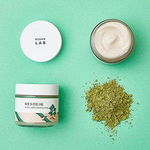 ROUND LAB Mugwort Calming Cream 80ml / Soothing, Moisturizing, Madecassoside, Calming Cream