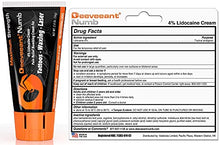 Load image into Gallery viewer, Deeveeant Numbing Cream Lidocaine Anesthetic (2oz/56g) Topical Pain Relief - Tattoos, Laser, Waxing, Microblading, Microneedling USA Made - Child Resistant Cap
