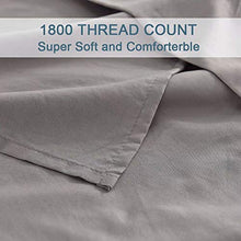 Load image into Gallery viewer, King Size 6-Piece Bed Sheets Set Microfiber 1800 Thread Count Percale 16 Inch Deep Pockets Super Soft and Comforterble Wrinkle Fade and Hypoallergenic(King,Grey)
