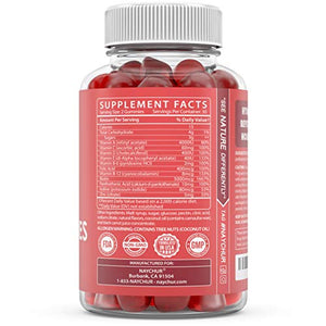 Hair Growth Vitamins Biotin Gummies - Hair Skin And Nails Vitamins For Faster Hair Growth - Hair Loss Treatments Care Thickening Products For Women Men - Thinning Hair Beard Regrowth Supplement Gummy