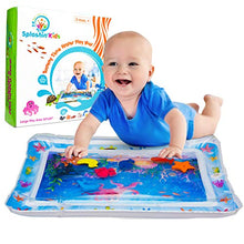 Load image into Gallery viewer, Splashin&#39;kids Inflatable Tummy Time Premium Water mat Infants and Toddlers is The Perfect Fun time Play Activity Center Your Baby&#39;s Stimulation Growth
