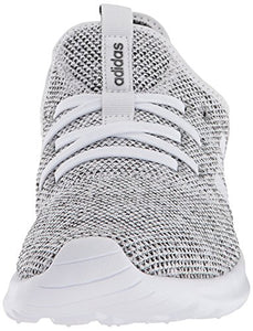 adidas womens Cloudfoam Pure Running Shoe, White/White/Black, 8.5 US