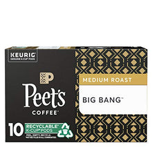 Load image into Gallery viewer, Peet’s Coffee, Big Bang - Medium Roast Coffee - 10 K-Cup Pods for Keurig Brewers (1 Box of 10 K-Cup Pods)
