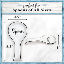 Load image into Gallery viewer, Home Acre Designs Spoon Rest For Kitchen Counter &amp; Stove Top - White Ceramic Spoon Holder for Cooking &amp; Counter Protection - Essential Kitchen Gadgets - White Farmhouse
