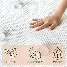 Load image into Gallery viewer, ZINUS 14 Inch Green Tea Cooling Swirl Memory Foam Hybrid Mattress / Pocket Innersprings for Motion Isolation / Edge Support, Queen

