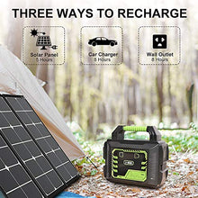 Load image into Gallery viewer, A-MIND Portable Power Station 300w 80000mAh Solar Camping Generators 296Wh Lithium Battery Power Supply Pure Sine Wave 110v/300w（Peak 600w） AC Outlet QC 3.0 for Outdoors Camping Travel Emergency
