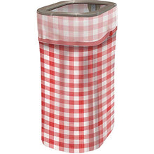 Load image into Gallery viewer, Party City Gingham Clean-Up Kit, 3 Pieces, With Matching Reusable Pop-Up Trash Bins, Plus a Handy Recycling Bin

