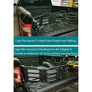 HQPASFY Bed Tailgate Stowable Collapsable Extender Kit Replacement for 2015-2021 Ford F-150 Replace# FL3Z-99286A40-C, FL3Z99286A40C