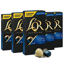 Load image into Gallery viewer, L'OR Espresso Capsules, Single Cup Aluminum Coffee Pods Compatible with Nespresso Original Machine (50 Count DECAF)
