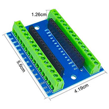 Load image into Gallery viewer, ICQUANZX 3PCS Nano Terminal Adapter Shield Expansion Board Compatible with Arduino Nano V3.0 AVR ATMEGA328P-AU Module

