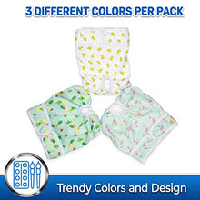 Load image into Gallery viewer, Pet Magasin Reusable Dog Diapers Sanitary Wraps, 3-Pack, Trending, Medium
