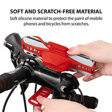 Load image into Gallery viewer, Bone Bike Tie Pro 3 Bicycle Phone Mount, Universal Bike Handlebar Holder (3rd Gen Pro) compatible with iPhone 12 11 Pro Max X 8 Plus, Galaxy S10 S9 S8 Edge Note Series, Fits Phones 5.8" to 7.2" - Grey
