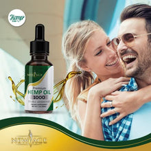 Load image into Gallery viewer, Hemp Oil - 4 Pack - 1000mg of Hemp - Grown &amp; Made in USA - Natural Hemp Drops - by NewAge
