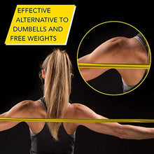 Load image into Gallery viewer, TheraBand Resistance Bands, 6 Yard Roll Professional Latex Elastic Band For Upper Body, Lower Body, &amp; Core Exercise, Physical Therapy, Pilates, Home Workouts, &amp; Rehab, Yellow, Thin, Beginner Level 2
