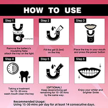 Load image into Gallery viewer, CHICY Teeth Whitening Kit with LED Light Technology Upgrade,Cooperate with New Carbamide Peroxide Teeth Whitening Gel 6X5ml, 5X Faster Than Whitening Strips,Effectively Remove All Kinds of Stain
