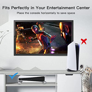 NexiGo PS5 Accessories Holiday Bundle, DualSense Controller Charger Special Edition, PS5 Cooling Fan with LED Light, Horizontal Stand for Disc & Digital Edition