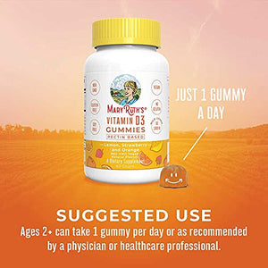 Vitamin D3 Gummies | D3 Vitamin Vegan Plant Based Gummies from Lichen | VIT D3 Gummies Non-GMO, Vegan, Gluten Free | 2 Month Supply