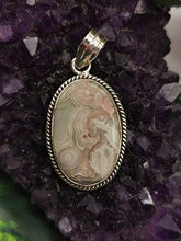 Load image into Gallery viewer, Beautiful rhodochrosite pendant in 925 sterling silver - gemstone/crystal gift |Mother&#39;s Day/engagement/wedding/anniversary/birthday gift
