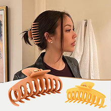 Load image into Gallery viewer, 12 Pack Large Hair Claw Clips for Woman, Matte Banana Clips,Strong Hold jaw clip,Hair Clamps for Thin Thick Hair,christmas gifts for women
