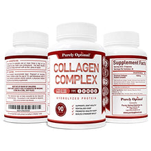 Load image into Gallery viewer, Premium Multi Collagen Peptides Capsules (Types I, II, III, V, X) - Anti-Aging, Hair, Skin and Nails, Digestive &amp; Joint Health Supplement, Hydrolyzed Collagen Pills, Women &amp; Men (90 Collagen Capsules)
