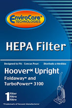 Load image into Gallery viewer, EnviroCare Replacement HEPA Vacuum Cleaner Filter Designed to fit Hoover Foldaway and Turbopower Uprights
