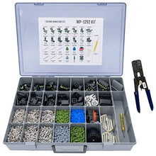 Load image into Gallery viewer, Weather Pack Pro Kit WP-1292 With Bulkhead Kit and Pro Crimp Tool: Sealed Weatherproof Automotive Electrical Connectors 20-12 Gauge 1292 Piece Kit With Bulkhead Connectors &amp; 12014254 Crimp Tool
