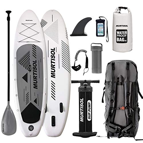 MURTISOL Inflatable Paddle Board Stand Up Paddle Board Memphis Black