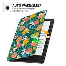Load image into Gallery viewer, Ayotu Case for All-New 6.8&quot; Kindle Paperwhite (11th Generation- 2021 Release) - PU Leather Cover with Auto Wake/Sleep - Fits Amazon Kindle Paperwhite Signature Edition, The Flowers and Fruits
