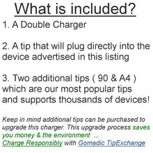 Load image into Gallery viewer, Gomadic Double Port Micro Car/Auto DC Charger Suitable for The Sony Playstation Vita - Charges up to 2 Devices simultaneously TipExchange Technology
