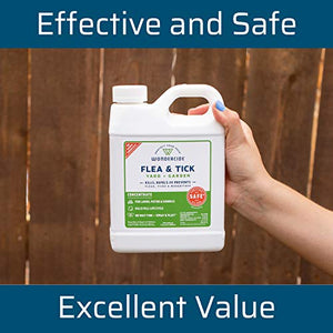 Wondercide - Flea and Tick Spray Concentrate for Yard and Garden with Natural Essential Oils – Kill, Control, Prevent, Fleas, Ticks, Mosquitoes and Insects - Safe for Pets, Plants, Kids - 16 oz