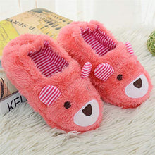 Load image into Gallery viewer, 2-9Y Children Kids Girls Boys All-Inclusive Slippers Cartoon Winter Warm Fake Flock Home Floor Slippers (🍀Watermelon Red, Age💦:3-3.5Years)
