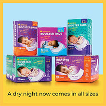 Load image into Gallery viewer, Sposie Overnight Diaper Booster Pads, 90 ct, No Adhesive for Easy Repositioning, Helps Stops Nighttime Leaks, Fits Diaper Sizes 4-6
