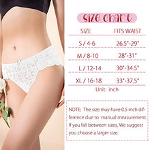 Load image into Gallery viewer, Lace Womens Underwear Seamless Panties for Women Sexy Bikini for Ladies 5 Pack
