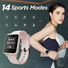 Load image into Gallery viewer, Amazfit Bip S Lite Smart Watch Fitness Tracker for Women, 30 Days Battery Life, 1.28”Always-on Display, 14 Sports Modes, Heart Rate &amp; Sleep Monitor, 5 ATM Waterproof, for Android Phone iPhone(Pink)
