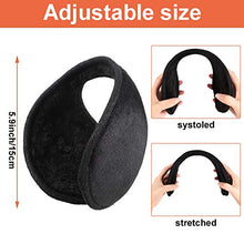 Load image into Gallery viewer, 4 Pieces Ear Muffs For Winter Ear Warmer Ear Covers Behind The Head Ear Muffs for Men Women Outdoor (Black, Grey, Dark Blue, Brown)
