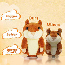 Load image into Gallery viewer, KMUYSL 2 Pack Toddler Toys for 1 2 3 Years Old Kids Talking Hamster Repeats What You Say Early Educational Toy Boys Girls Baby Animal Talking Toy Fun Gift for Children&#39;s Day Valentine&#39;s Day
