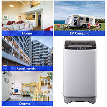 Load image into Gallery viewer, Full-Automatic Washing Machine, WANAI Portable Washer and Spinner 1.32cu.ft/10lbs Compact Laundry Washing Machine Top Load with Drain Pump 10 Programs 8 Water Level Selections with LED Display
