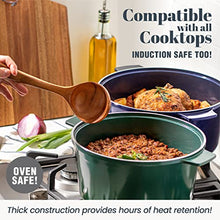 Load image into Gallery viewer, Granitestone Dutch Oven, 5 Quart Ultra Nonstick Enameled Lightweight Aluminum Dutch Oven Pot with Lid, Round 5 Qt. Stock Pot, Dishwasher &amp; Oven Safe, Induction Capable, 100% PFOA Free, Cobalt Blue
