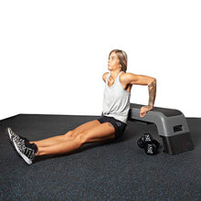 Load image into Gallery viewer, Fitness First Aerobic Step Combo Bench, Black
