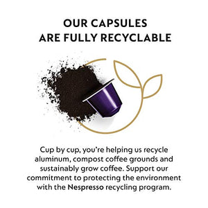 Nespresso Capsules OriginalLine, Ispirazione Variety Pack, Medium & Dark Roast Espresso Coffee, 50 Count Espresso Coffee Pods, Brews 1.35 Ounce