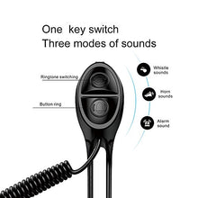 Load image into Gallery viewer, Electric Bike Horn Electronic Bicycle Bell 120 DB Waterproof 3 Sound Modes with Rechargeable Battery (Black)
