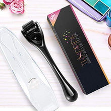 Load image into Gallery viewer, Derma Roller Microneedle Roller for Face Body Beard Hair Growth, 540 Titanium Micro Needles Roller for Home Use
