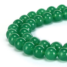 Load image into Gallery viewer, BRCbeads Gorgeous Natural Green Aventurine Jade Gemstone Smooth Round Loose Beads 8mm Approxi 15.5 inch 45pcs 1 Strand per Bag for Jewelry Making
