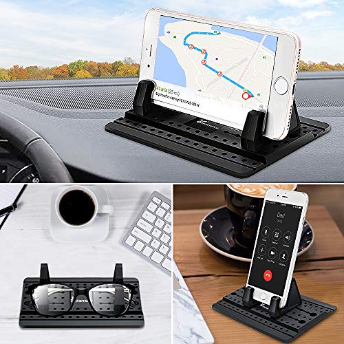 Load image into Gallery viewer, Cellphone Holder for Car, Vansky Car Phone Mount Silicone Dashboard Car Pad Mat for iPhone Xs/ Xs Max/8 Plus/7/6S Plus, Samsung Galaxy S9 Plus/Note 9/S8 3.5-7 inch Smartphone or GPS Devices